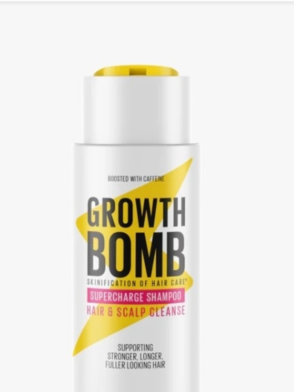 Growth Bomb Supercharge Shampoo Hair & Scalp Cleanse Boosted With Caffeine - Picture 2 of 4